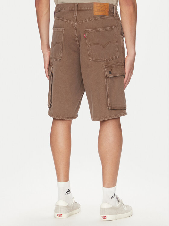 Levi's® Levi's® Jeans kratke hlače 478™ 001GU-0003 Rjava Baggy Fit