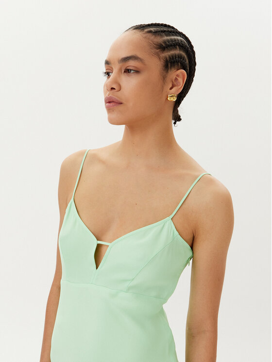 TWINSET TWINSET Официална рокля 251TP2653 Зелен Slim Fit