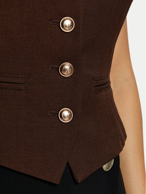 Guess Guess Gilet W5RH85 WGX02 Marrone Regular Fit