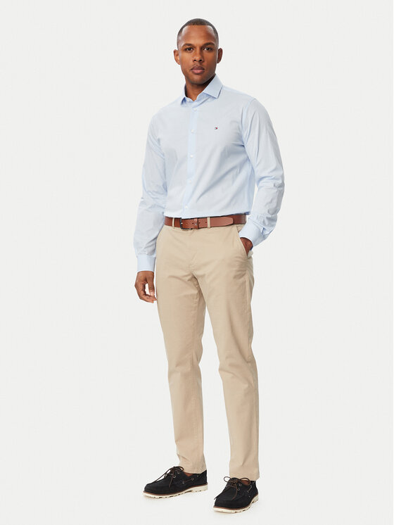 Tommy Hilfiger Tommy Hilfiger Särk MW0MW44710 Helesinine Slim Fit