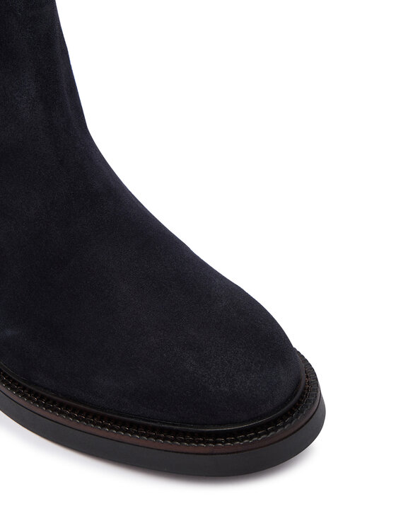 Tommy Hilfiger Tommy Hilfiger Μποτάκια με λάστιχο Corporate Casual Suede Chelsea FM0FM05952 Σκούρο μπλε