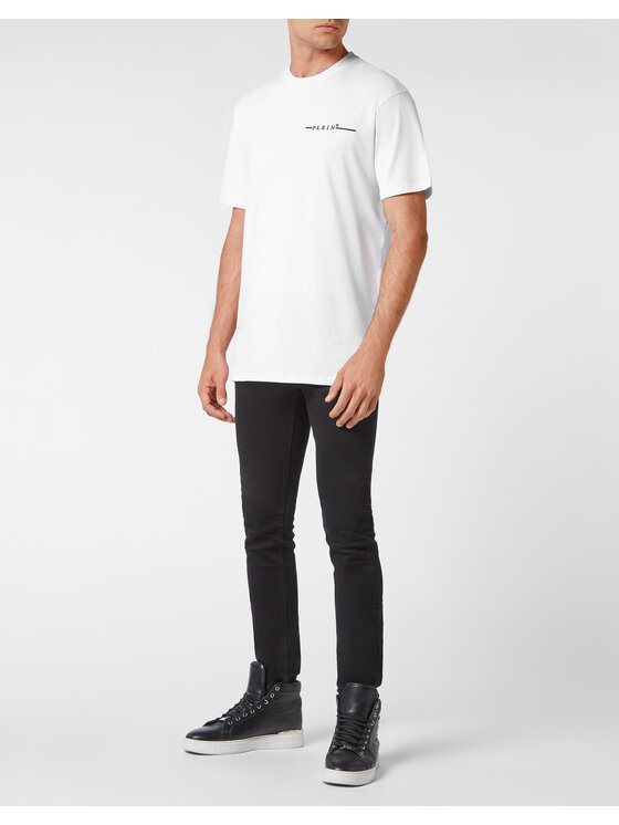 PHILIPP PLEIN PHILIPP PLEIN T-Shirt 133 Biały Regular Fit