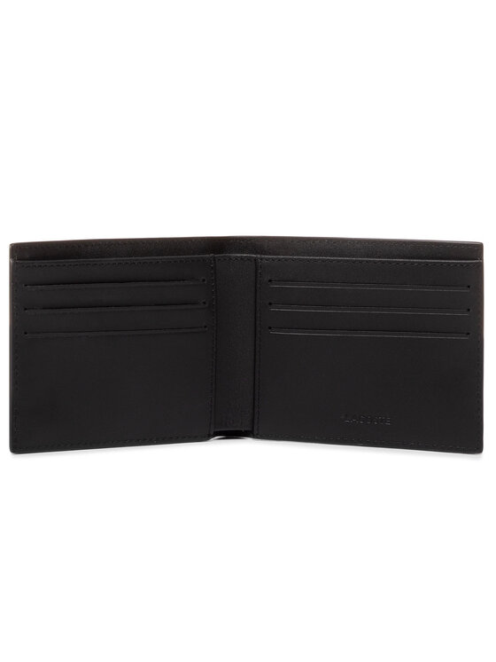 Lacoste Lacoste Велике Чоловіче Портмоне Small Billfold NH1115FG Чорний