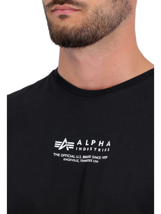 Alpha Industries Alpha Industries T-Shirt AI.108501-03-XXL Czarny Core Fit