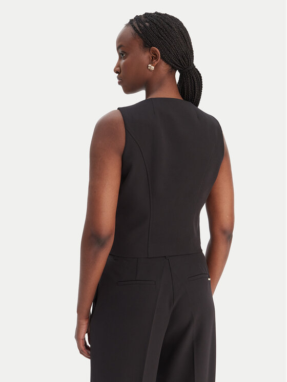 Guess Guess Prsluk W6RH52 WH9Y2 Crna Regular Fit