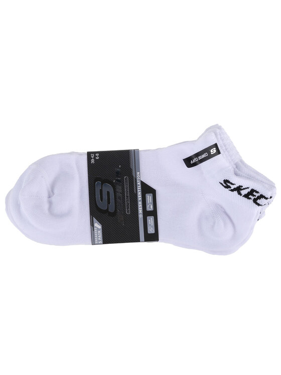 Skechers Skechers Calzini corti Skechers 5PPK Mesh Ventilation Socks Bianco