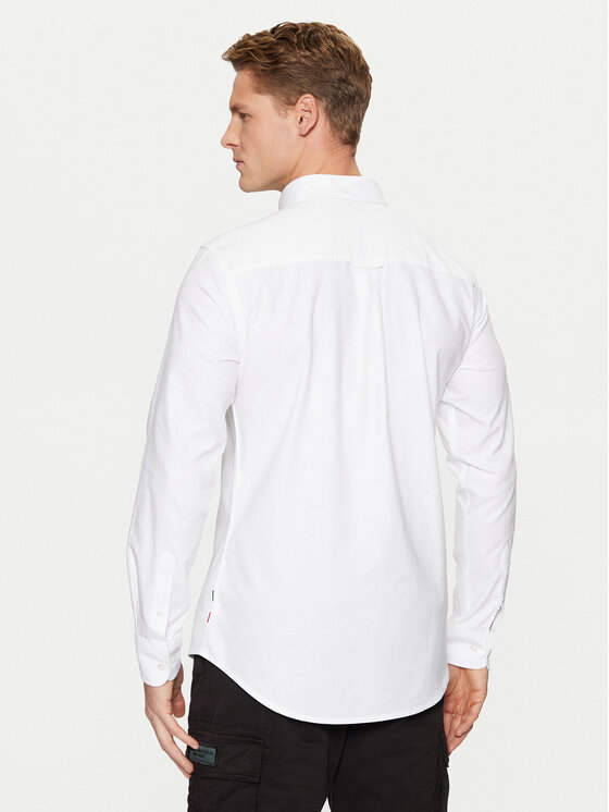 Aeronautica Militare Aeronautica Militare Camicia 242CA1262CT3289 Bianco Regular Fit