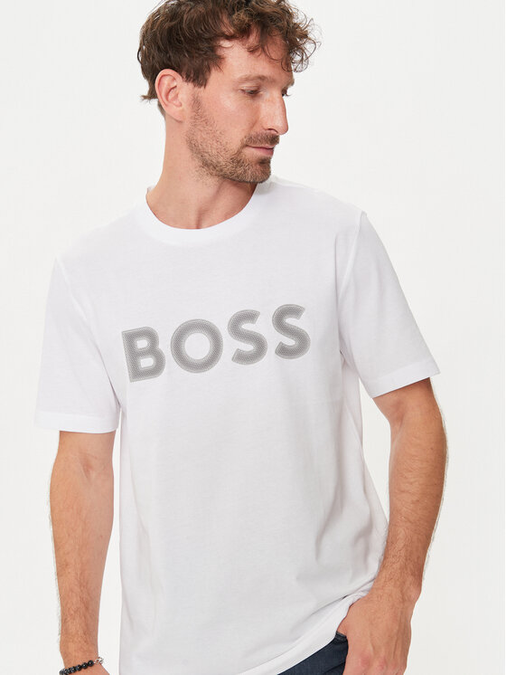 BOSS Boss Majica Tee 1 50512866 Bela Regular Fit