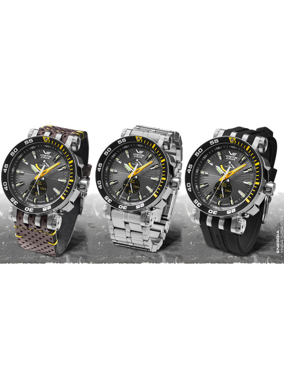 Vostok Europe Vostok Europe Zegarek YN84-575A539B Srebrny