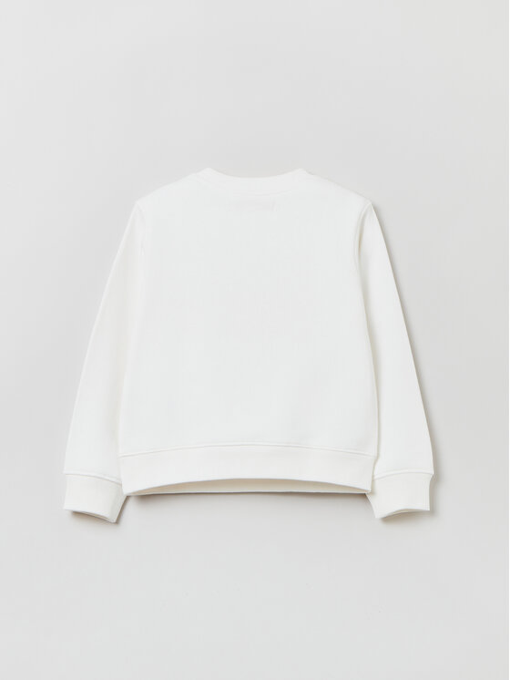 OVS OVS Sweatshirt 1636565 Weiß Regular Fit
