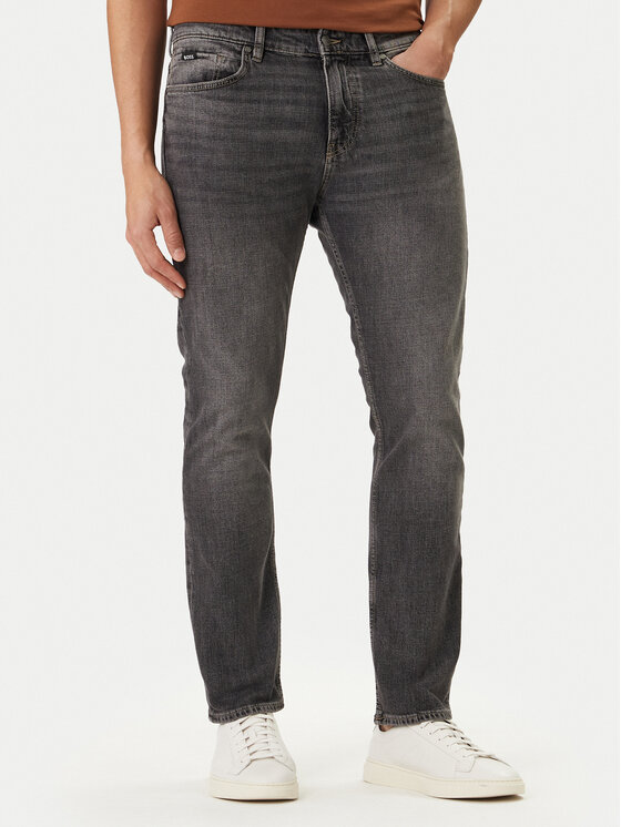 BOSS BOSS Jeans hlače C-Delaware 50557508 Siva Slim Fit