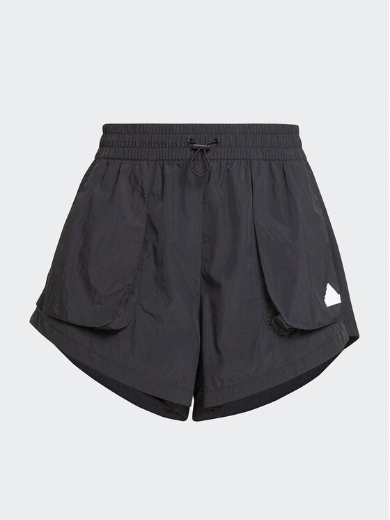adidas adidas Pantaloncini sportivi City Escape IQ4822 Nero Loose Fit