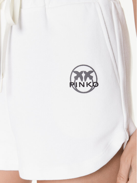 PINKO Pinko Sportovní kraťasy Sbarazzino 100689 A0KN Bílá Regular Fit