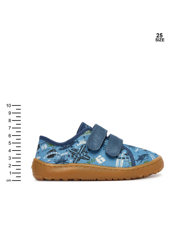 Froddo Froddo Naminės šlepetės Barefoot Canvas G1700440-6 S Mėlyna