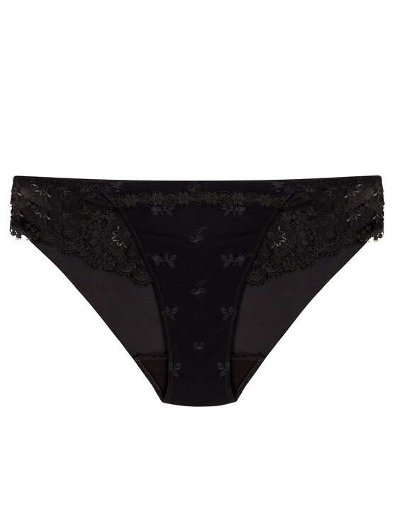 Simone Pérèle Simone Pérèle Culotte classiche Wish 12B720 Nero