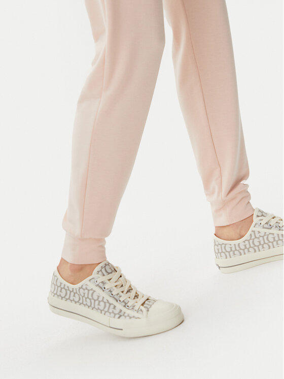 Guess Guess Riidest püksid O5GB05 KCQP2 Oranž Regular Fit
