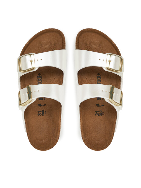 Birkenstock Birkenstock Šlepetės Arizona Kids 1029456 S Balta