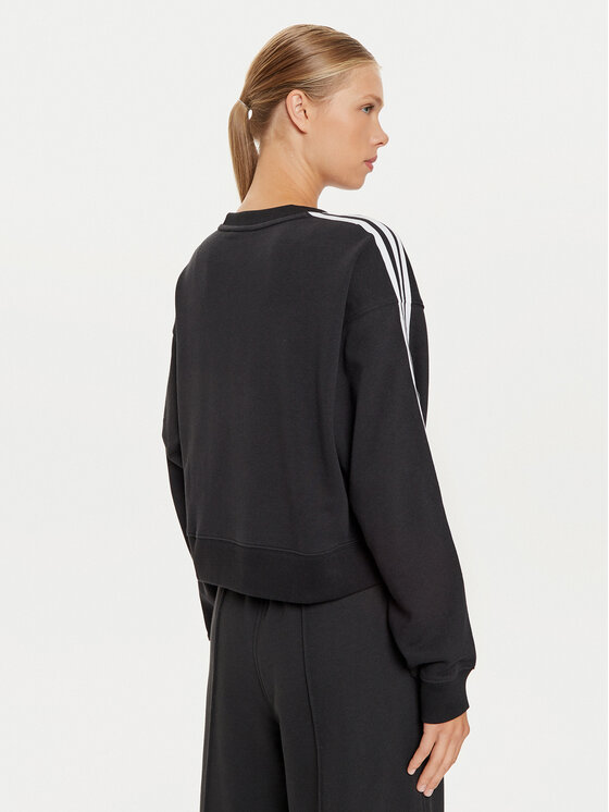 adidas adidas Majica dugih rukava 3-Stripes IR5522 Crna Loose Fit