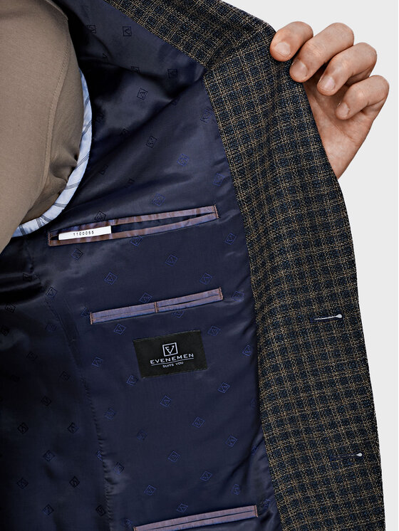Evenemen Evenemen Marynarka Boston Granatowy Slim Fit