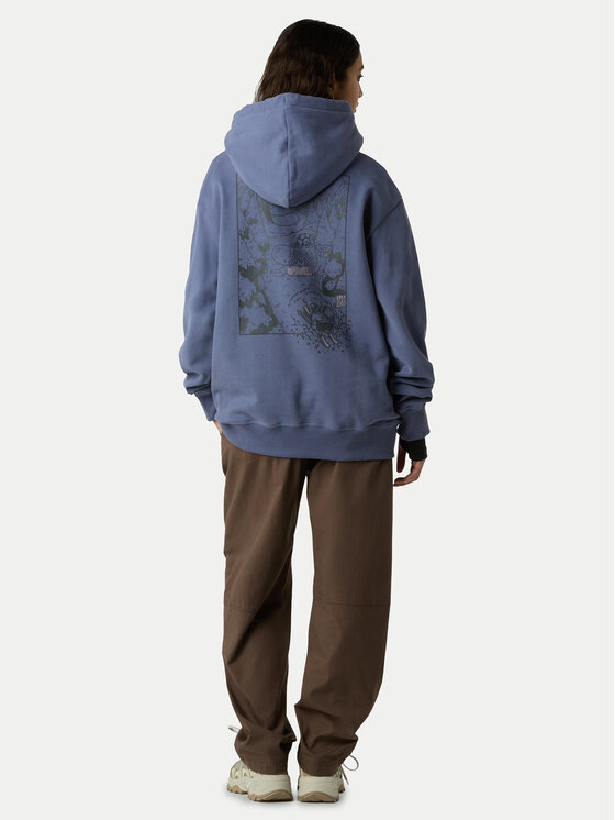 The North Face The North Face Bluză Powder Days NF0A8E4G Albastru Relaxed Fit