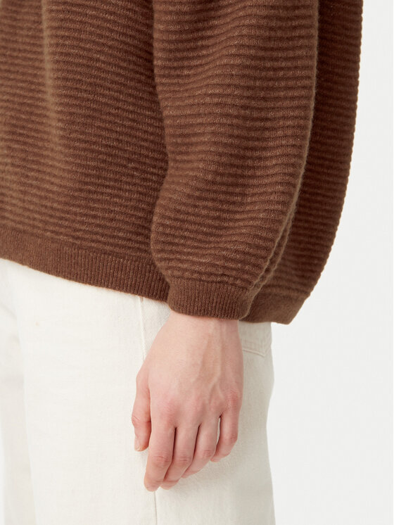 American Vintage American Vintage Пуловер Raxow RAX18BH24 Кафяв Loose Fit