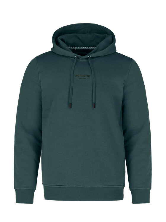 Volcano Volcano Bluza B-TRUNK Zielony Regular Fit