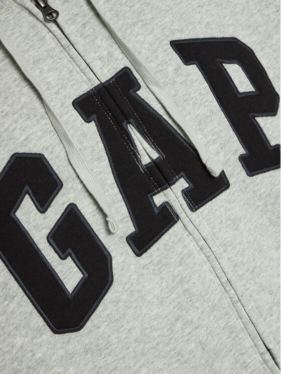 Gap Gap Majica dugih rukava 851516-19 Siva Regular Fit