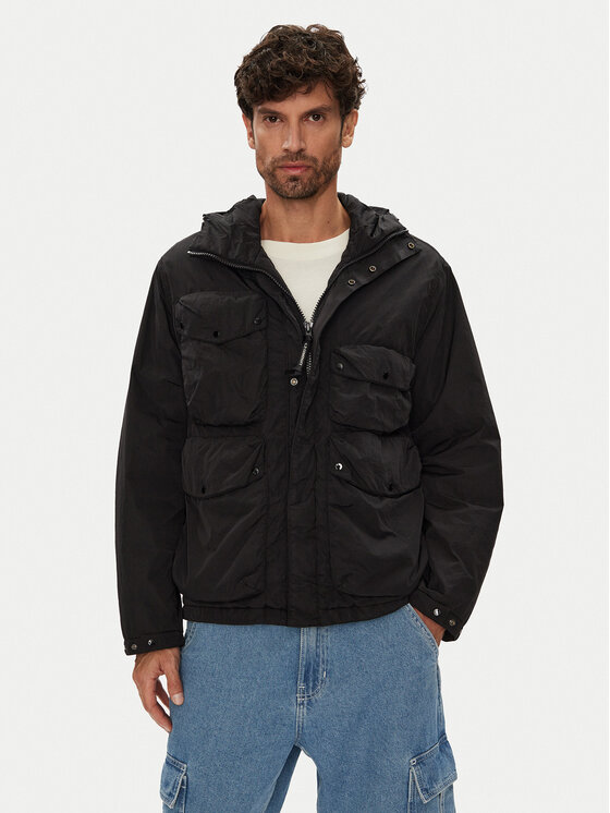 C.P. Company C.P. Company Зимно яке 19CMOW010A005904G Черен Regular Fit