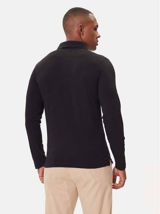 Guess Guess Polo M5BP36 J1314 Μαύρο Slim Fit