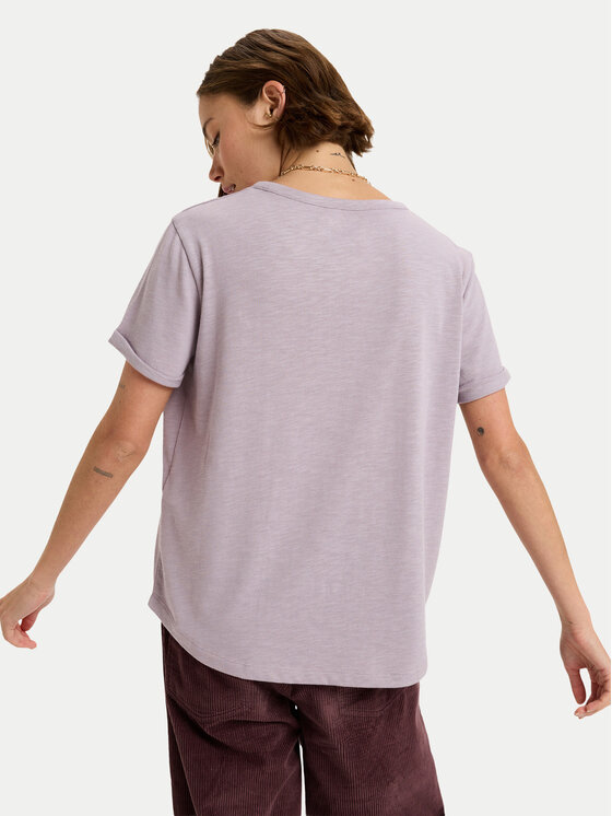Roxy Roxy T-Shirt Oceanwave Regular Emby ERJZT06030 Fialová Regular Fit