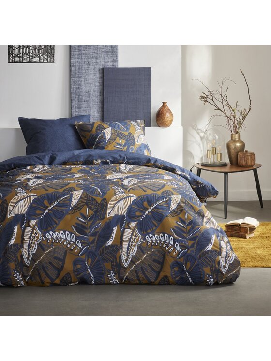 MIAhome MIAhome Komplet pościeli 220x240 cm FRIDAO-2 Granatowy