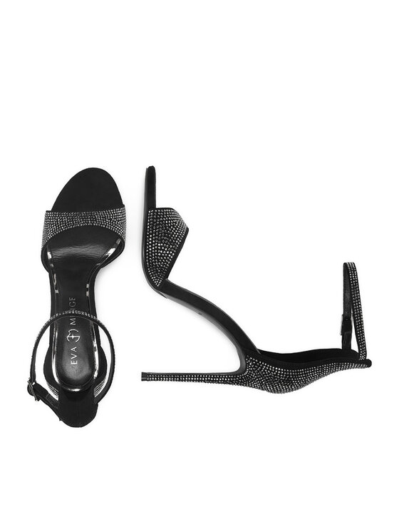 Eva Minge Eva Minge Sandalen EO-MARA-LT2360LX-157 Schwarz