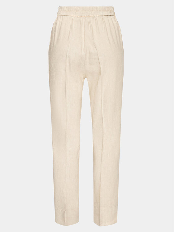 InWear InWear Hlače Kei 30108217 Écru Relaxed Fit