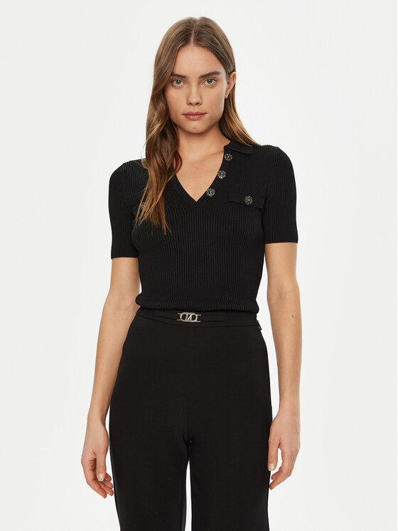 Guess Guess Svetr W5RR25 Z2U00 Černá Regular Fit