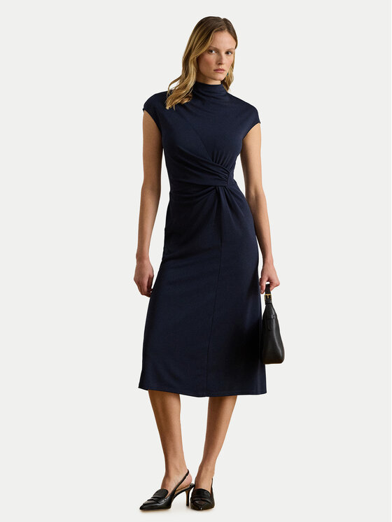 LAUREN RALPH LAUREN LAUREN RALPH LAUREN Koktejlové šaty 200P03732001 Tmavomodrá Slim Fit