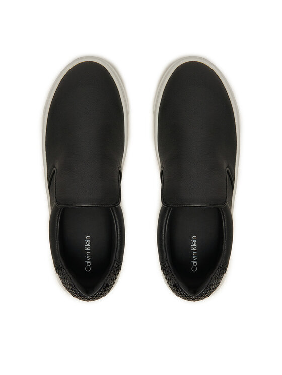 Calvin Klein Calvin Klein Сникърси Cupsole Slip On HW0HW02297 Черен