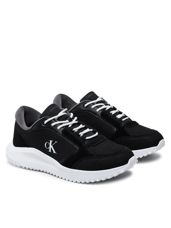 Calvin Klein Jeans Calvin Klein Jeans Sneakersy Eva Runner Low Mg Wmm YM0YM01145 Czarny
