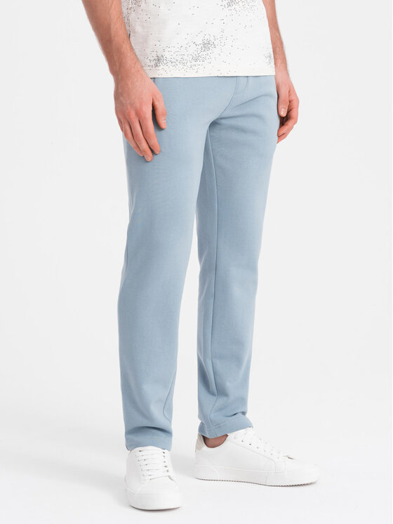 Spodnie dresowe Ombre, Rozmiar XXL, Niebieskie, OM-PABS-0206