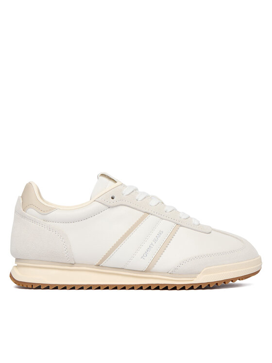 Tommy Jeans Tommy Jeans Sportcipők Tjw Low Profile Runner Lthr Mix EN0EN03001 Ekru