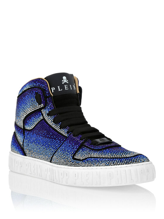 PHILIPP PLEIN PHILIPP PLEIN Sneakersy 23445 Błękitny