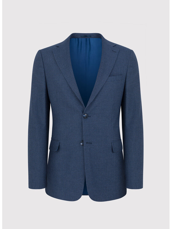 Pako Lorente Pako Lorente Marynarka P23WF-3G-004 Granatowy Slim Fit