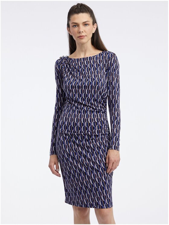Orsay Orsay Sukienka 411202575000__S Biały Regular Fit