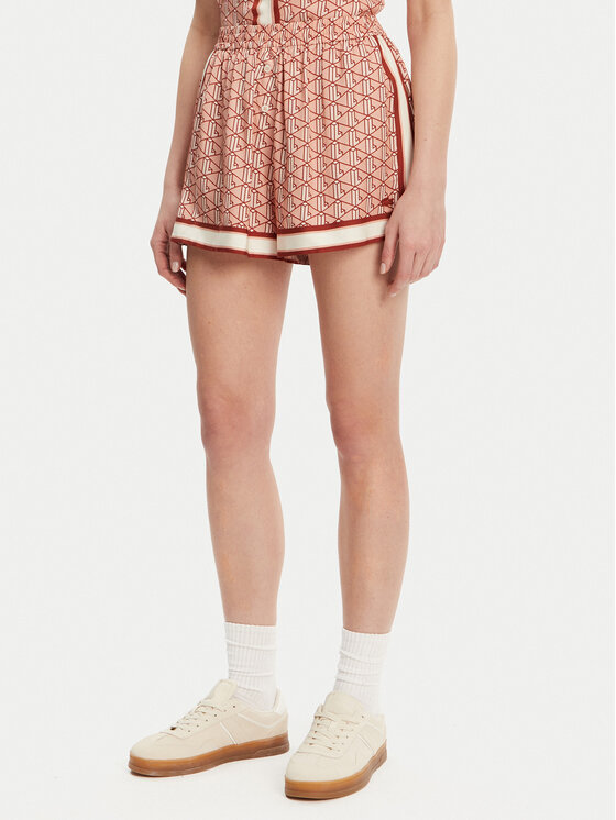 Lacoste Športové kraťasy FF0464 Oranžová Regular Fit