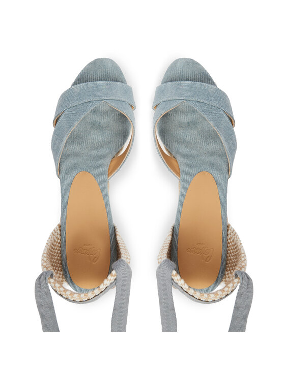 Castañer Castañer Espadryle Cecilia C/6/292 25632 Niebieski jasny