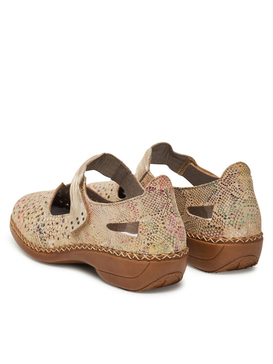Rieker Rieker Półbuty 41399-92 Beżowy