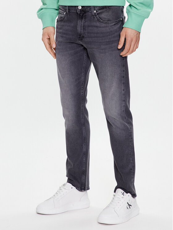 Calvin Klein Jeans Дънки J30J322800 Черен Slim Fit