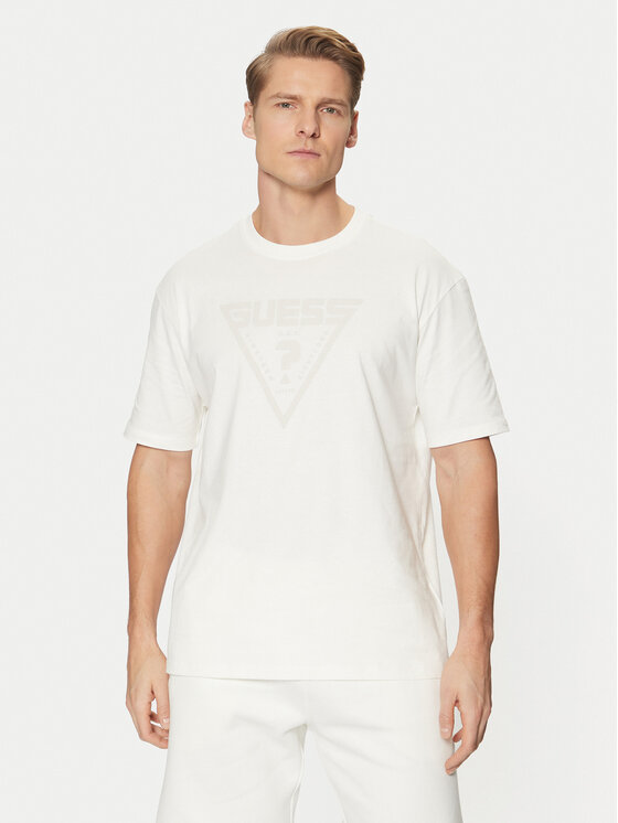 Guess Guess Majica Z4BI02 I3Z14 Bela Overshirt Fit