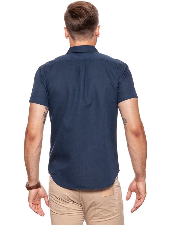 Wrangler Wrangler Camicia 1 PKT SHIRT Blu Regular Fit