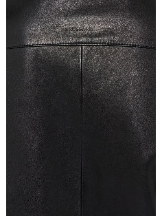 Trussardi Trussardi Giacca di pelle R358A000712N033 Nero Regular Fit