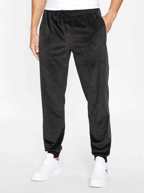 Tommy Hilfiger Tommy Hilfiger Долнище анцуг UM0UM03014 Черен Regular Fit